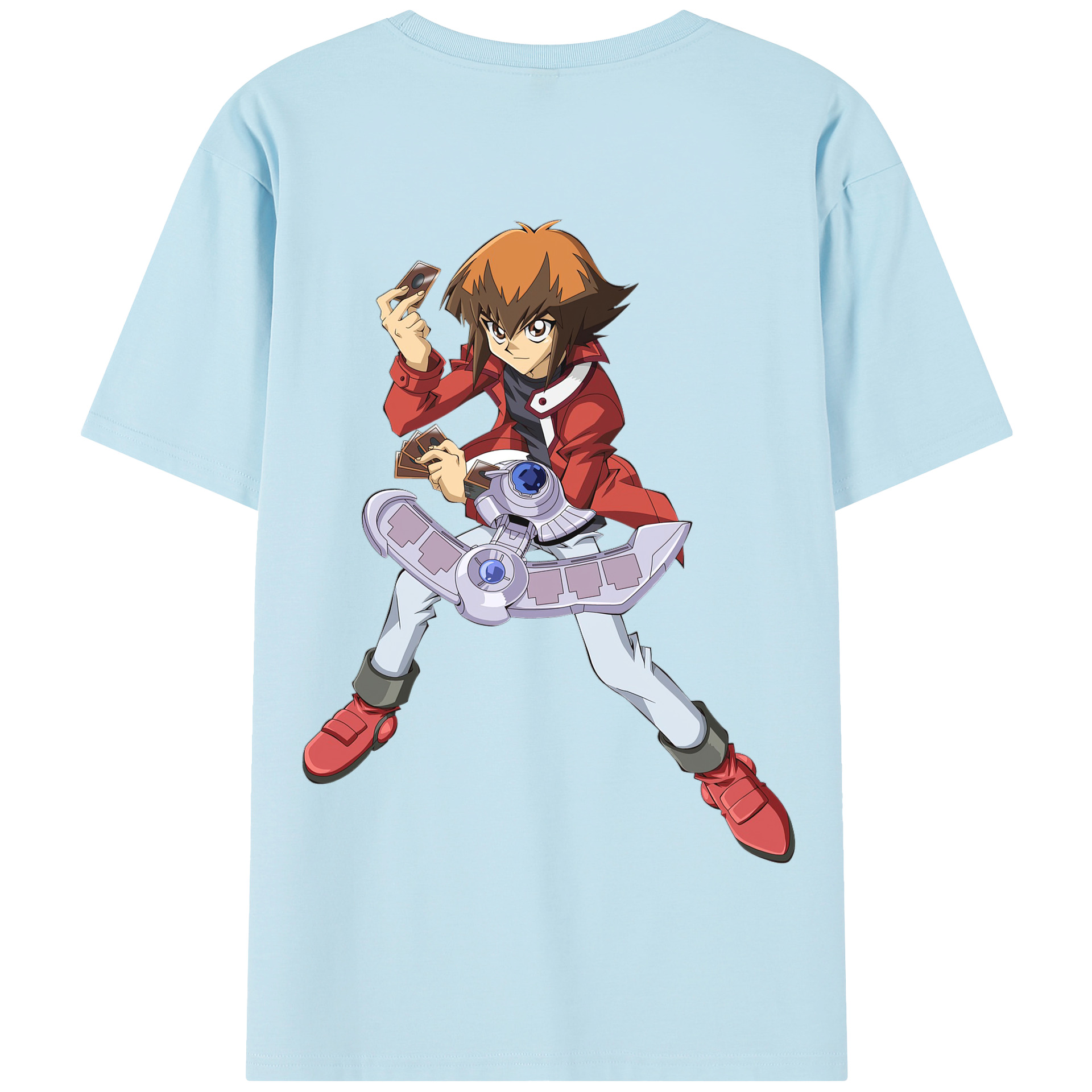 （画像用） 遊☆戯☆王 Yu-Gi-Oh! 綿100％半袖Tシャツ（背面プリント）
